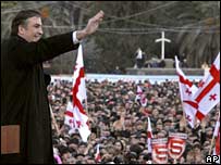 میخاییل ساکاشویلی رییس جمهوری گرجستان