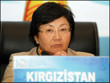 الرئيسة القرغيزية روزا اوتونباييفا