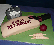 Roger Buxton's retirement cake