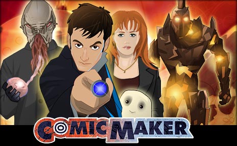 Make your own comic using the Doctor Who Comic Maker