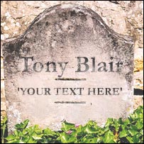 Blair's gravestone