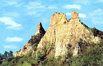 A lunar landscape in Reggello, Italy