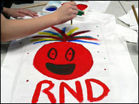 Making fancy dress outfits in Hadley