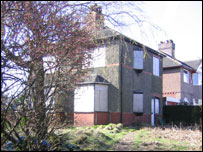 The house that now stands on the windmill site