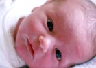 Newborn baby girl
