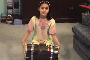 Neha has fun at her Indian dance classes