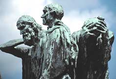Detail: Rodin sculpture 'The Burghers of Calais' 1884-89. Picture Credit Prof.Jeffrey Howe