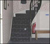 Stairway showing orb