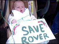 ابراز همدردی با کارگران بیکار شده روور