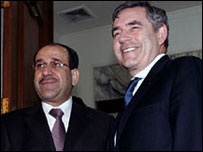 گورډن براون او نوري المالکي