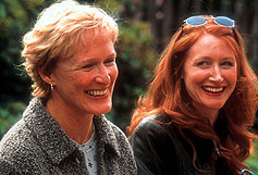 Image: Glenn Close (Esther Gold) with Patricia Clarkson (Annette Jennings) in Safety of Objects