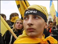 Демонстрація Пори в Києві в понеділок, 1 листопада. Фото УНІАН