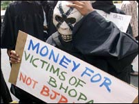 भोपाल गैस हादसे के पीड़ित