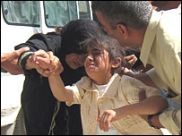 Vítima da violência no Iraque