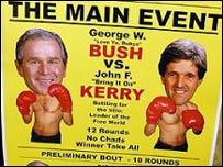 Kerry e Bush