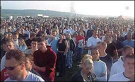 Crowds at a previous Weston Wheels event