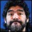 Maradona em foto tirada no ano passado