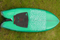 A nicely waxed board!