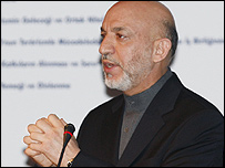 حامد کرزی، رييس جمهور افغانستان (عکس از آرشيو)