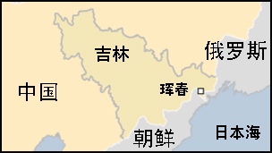 吉林省珲春地图