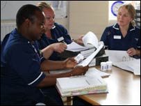 Moses discusses test results