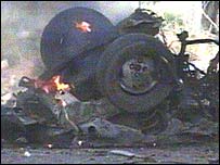 Explosao do lado de fora do escritório da ONU em 