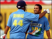 सहवाग-सचिन की सलामी जोड़ी ज़बरदस्त फ़ॉर्म में