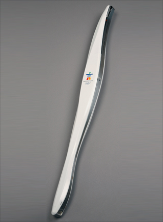 Photo: The torch design for the 2010 Winter Games