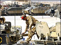 Voják pluku Black Watch