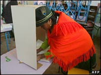 Votação no Equador