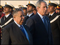 जलाल तालबानी और जॉर्ज बुश