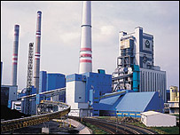 Elektrárna ČEZu v Mělníku