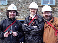 Gareth, Peter, Harry in Durham, October 2005