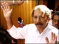 Daniel Ortega, candidato à Presidência da Nicarágua