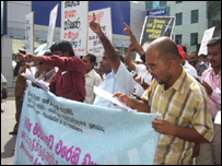  Journlaists protest march in Colombo