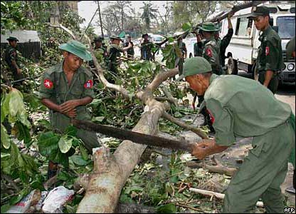Birmanya yardım çalışmaları