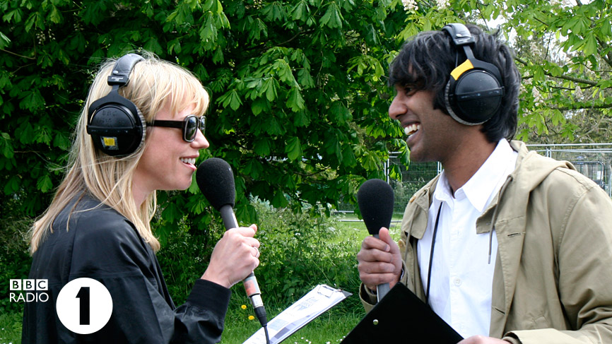 Sara Cox and Nihal
