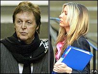 Paul McCartney e Heather Mills