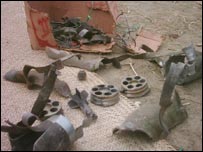 راکٹ کے بقایا جات