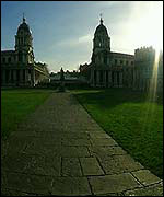 Path leading up to Naval College