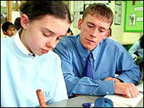 A teacher and student