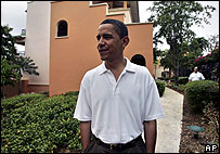 Barack Obama nas Ilhas Virgens