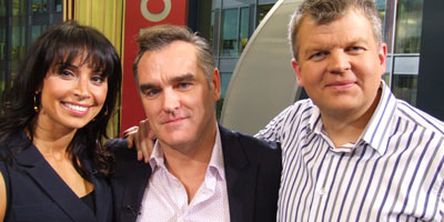 Morrissey in the studio!