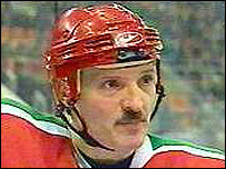 Президент Лукашенко на льоду