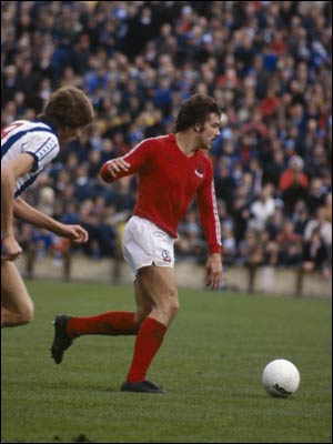 Sam Allardyce playing football in 1979