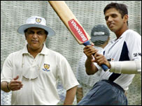 गावसकर और द्रविड़