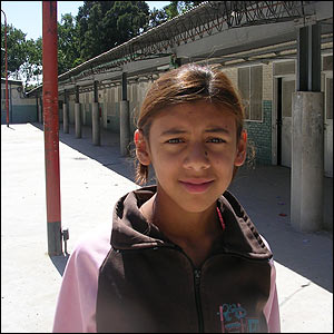 Fernanda, estudiante, 11 años, de la Escuela N° 25 de Retiro, Buenos Aires