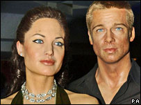 安吉莉娜•朱莉夫妇的蜡像