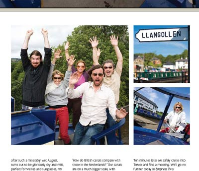 Cerys Matthews on Llangollen Canal