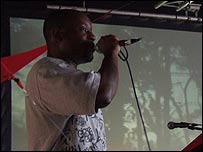 Yesking Soundsystem on stage